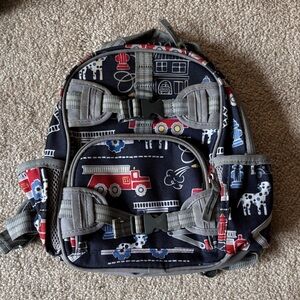 Teeny tiny potter barn fire truck backpack